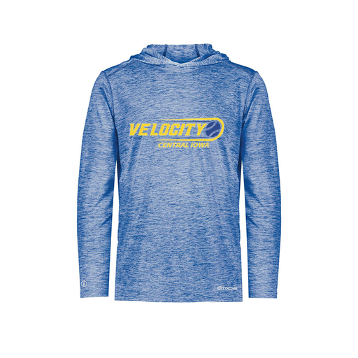 [FOLHCGRY-YS-LOGO2] Decker Youth Charge Hoodie (Youth S, Royal, Logo 2)