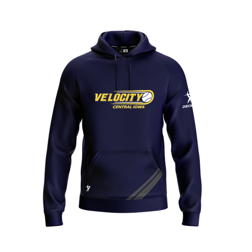 [FOLHSMNV-YXS-LOGO1] Decker Summit Hoodie (Youth XS, Navy, Logo 1)