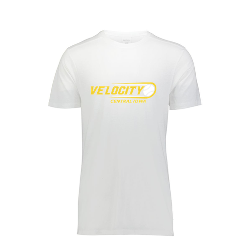 [FTSCUBWH-AS-LOGO1] Decker Men's Tri-Blend T-Shirt - Short Sleeve (Adult S, White, Logo 1)