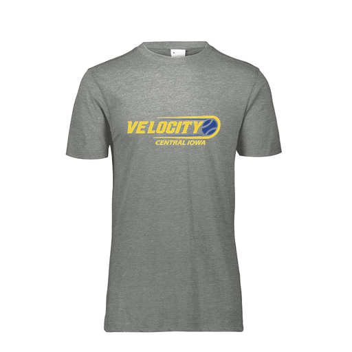 [FTSCUBGY-AS-LOGO2] Decker Men's Tri-Blend T-Shirt - Short Sleeve (Adult S, Gray, Logo 2)