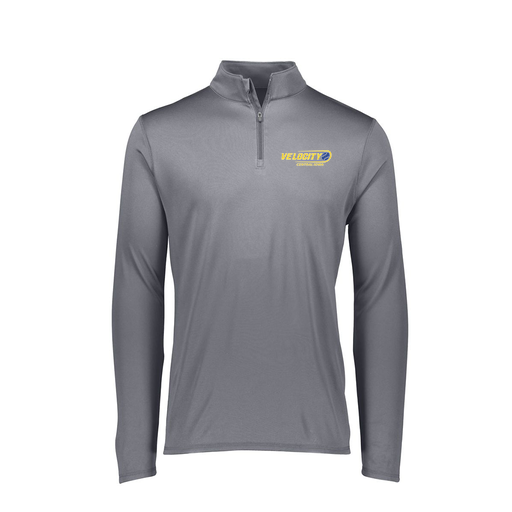 [FTLQFLGY-FAXS-LOGO2] Decker Women's Flex-Lite 1/4 Zip Shirt (Female Adult XS, Gray, Logo 2)