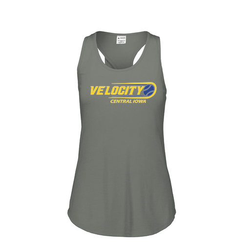 [3078.013.S-LOGO2] Ladies Tri Blend Tank Top (Female Adult S, Gray, Logo 2)