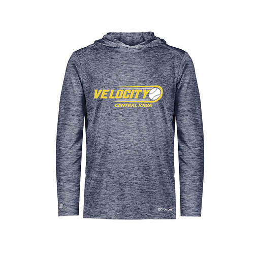 [FOLHCGNV-YS-LOGO1] Decker Youth Charge Hoodie (Youth S, Navy, Logo 1)