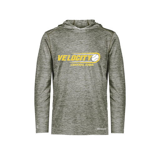 [FOLHCGGY-YS-LOGO1] Decker Youth Charge Hoodie (Youth S, Gray, Logo 1)