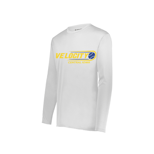 [222822.005.XS-LOGO2] Men's LS Smooth Sport Shirt (Adult XS, White, Logo 2)