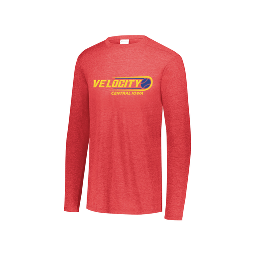 [3076.V96.S-LOGO2] Youth LS Ultra-blend T-Shirt (Youth S, Red, Logo 2)