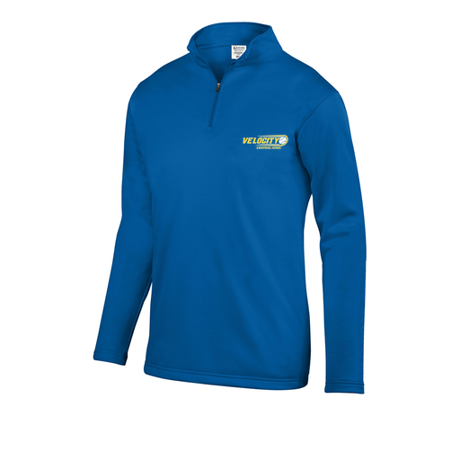 [FOLQFFRY-YS-LOGO1] Decker Youth FlexFleece 1/4 Zip (Youth S, Royal, Logo 1)