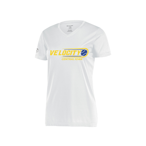 [222820.005.S-LOGO2] Ladies Movement Dri Fit Shirt (Female Adult S, White, Logo 2)